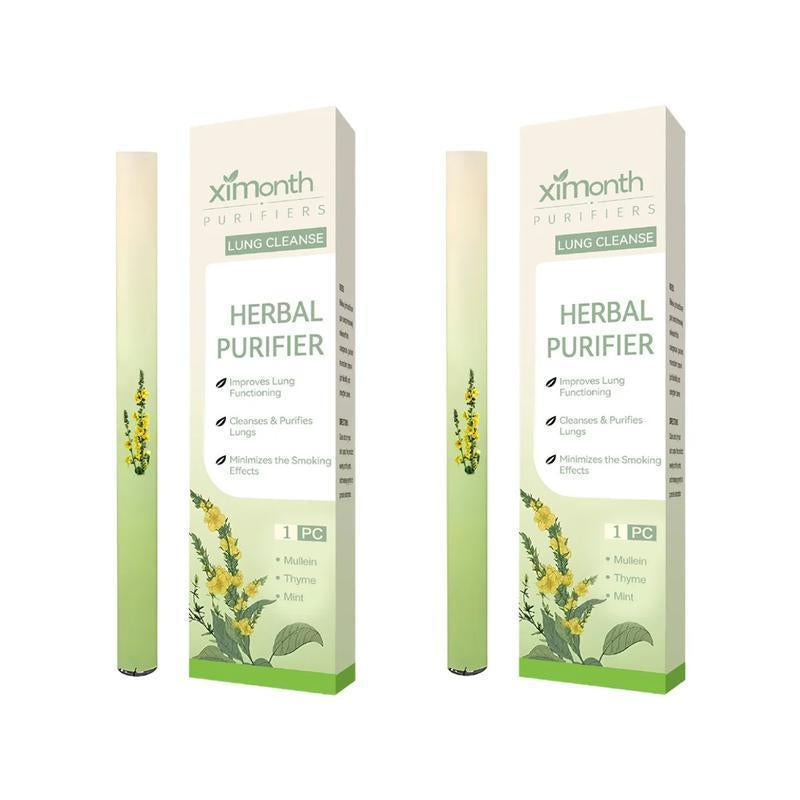 Buy 2 Get 1 Free - Thyme and Mint Extracts for Lung Detoxification and Oral Air Freshening, Herbal Diffusion Pen Relaxation Stick Solution