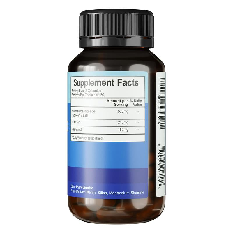 XKQ NAD+ Nicotinamide Riboside Supplement - Support NAD+ Levels & Healthy Aging