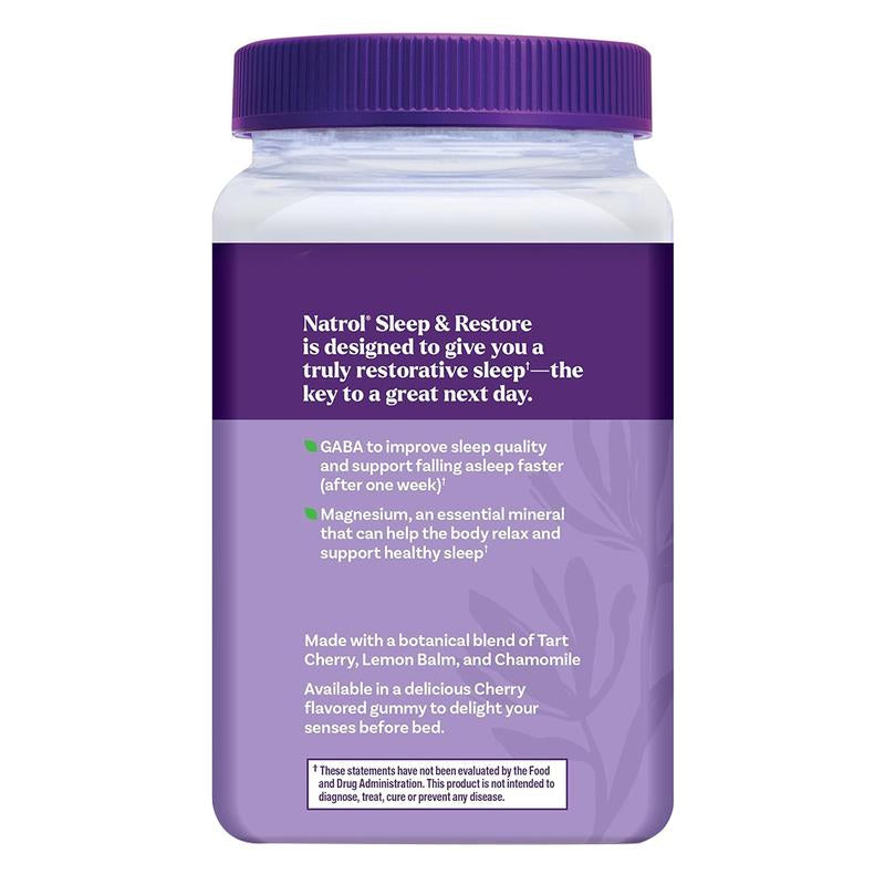 Natrol Sleep & Restore Gummies Non-Melatonin 60Ct