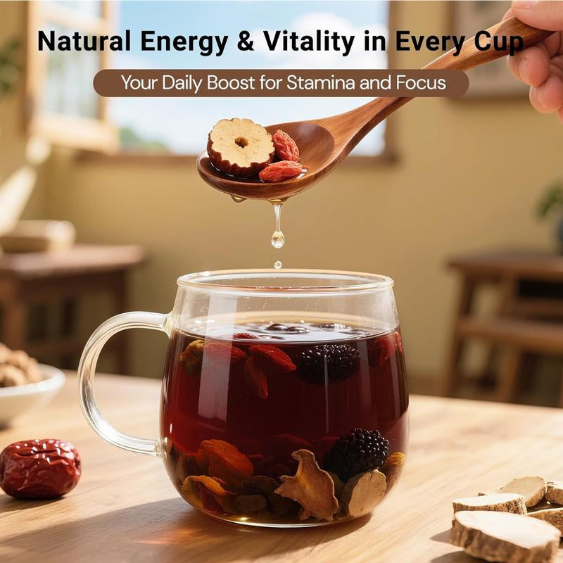 30Bags-Turmeric Wolfberry Kidney Tea,Organic Cleanse Tea | Ginseng Renal Tea | Traditional Herbal Blend - Gentle Detox,Kidney Support for Men& Women