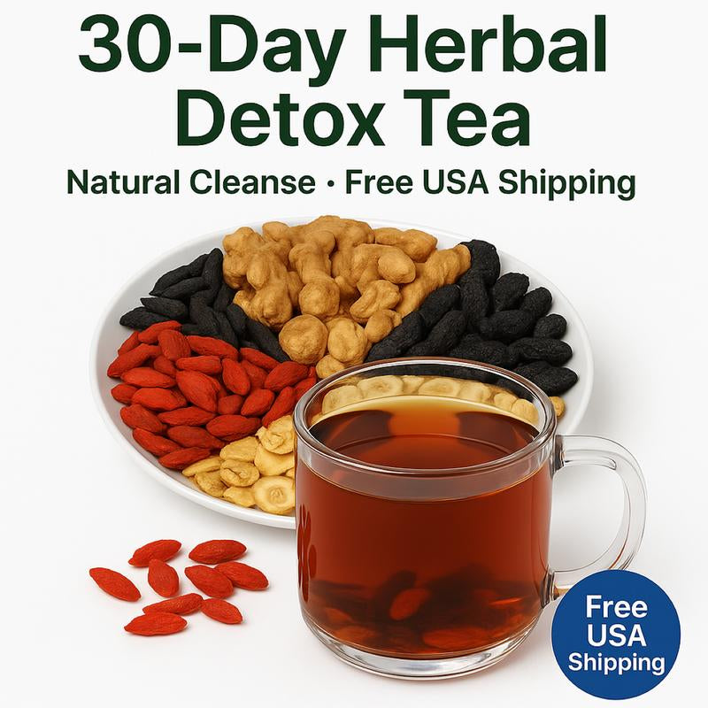 30Bags-Turmeric Wolfberry Kidney Tea,Organic Cleanse Tea | Ginseng Renal Tea | Traditional Herbal Blend - Gentle Detox,Kidney Support for Men& Women
