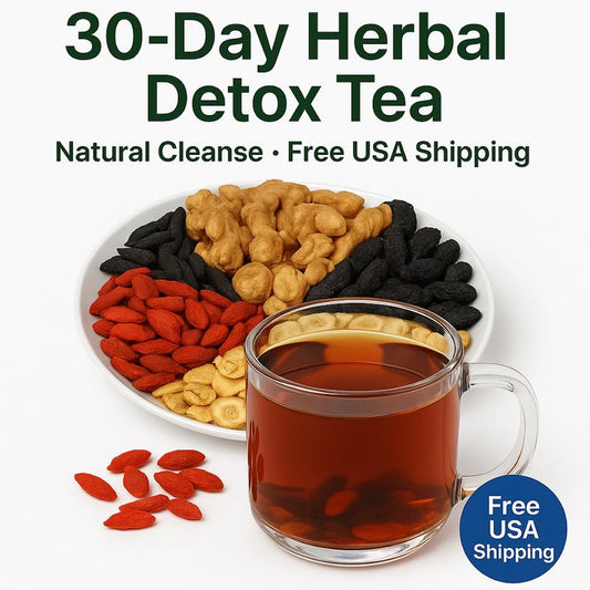 30Bags-Turmeric Wolfberry Kidney Tea,Organic Cleanse Tea | Ginseng Renal Tea | Traditional Herbal Blend - Gentle Detox,Kidney Support for Men& Women