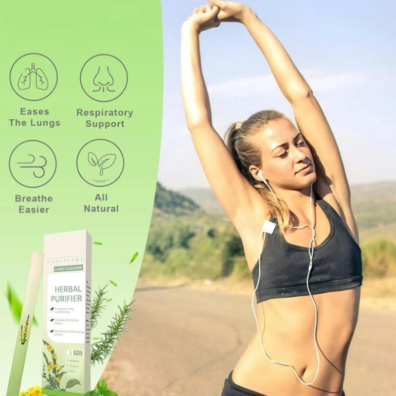 Buy 2 Get 1 Free - Thyme and Mint Extracts for Lung Detoxification and Oral Air Freshening, Herbal Diffusion Pen Relaxation Stick Solution